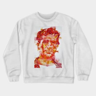 JACK KEROUAC watercolor portrait .3 Crewneck Sweatshirt